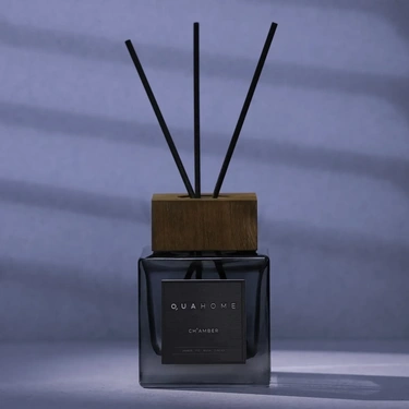  Qua Home Ch'amber Çubuklu Oda Kokusu Küp Şişe Antrasit 500 Ml