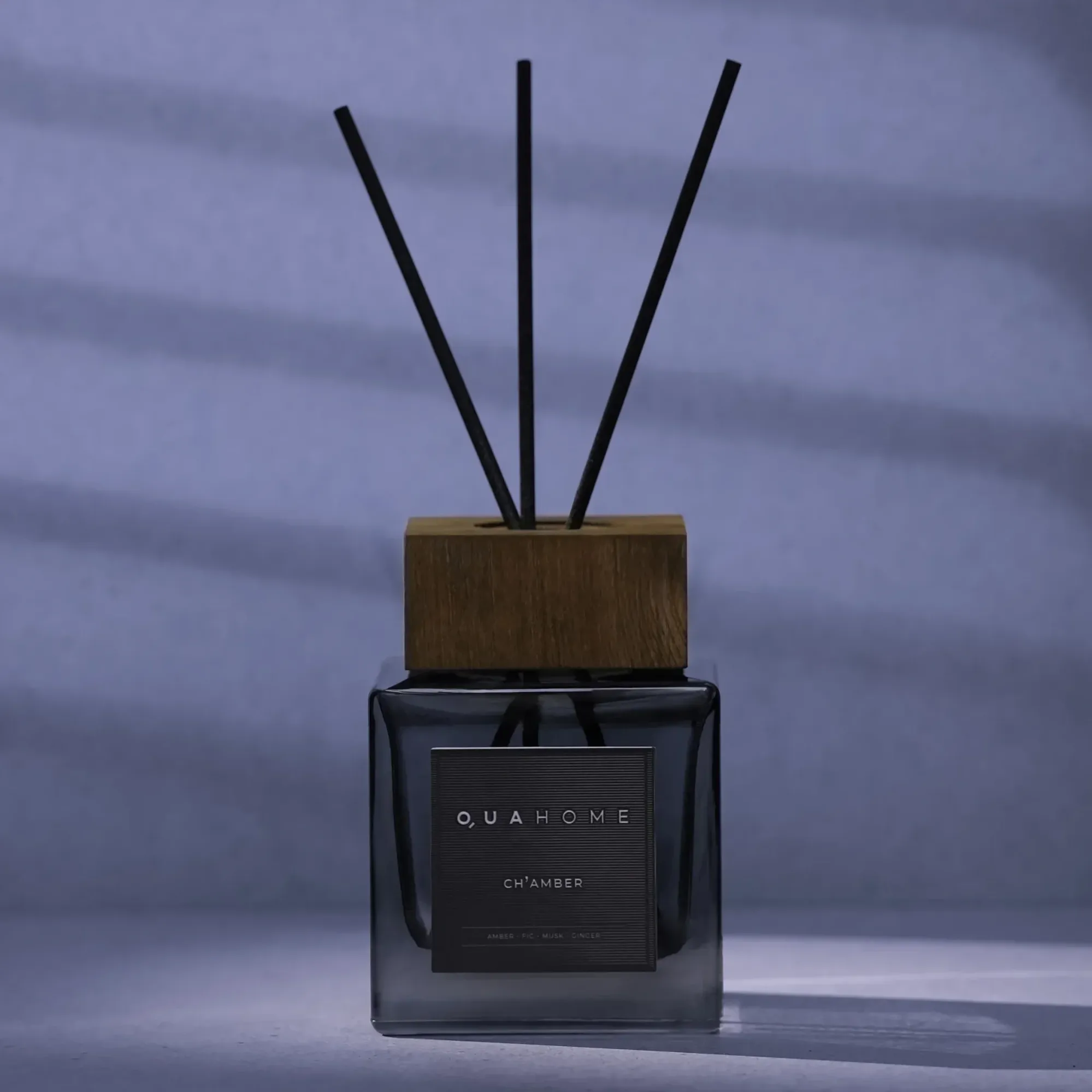  Qua Home Ch'amber Çubuklu Oda Kokusu Küp Şişe Antrasit 500 Ml