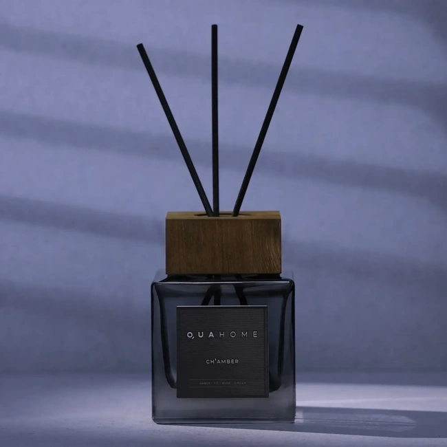  Qua Home Ch'amber Çubuklu Oda Kokusu Küp Şişe Antrasit 500 Ml