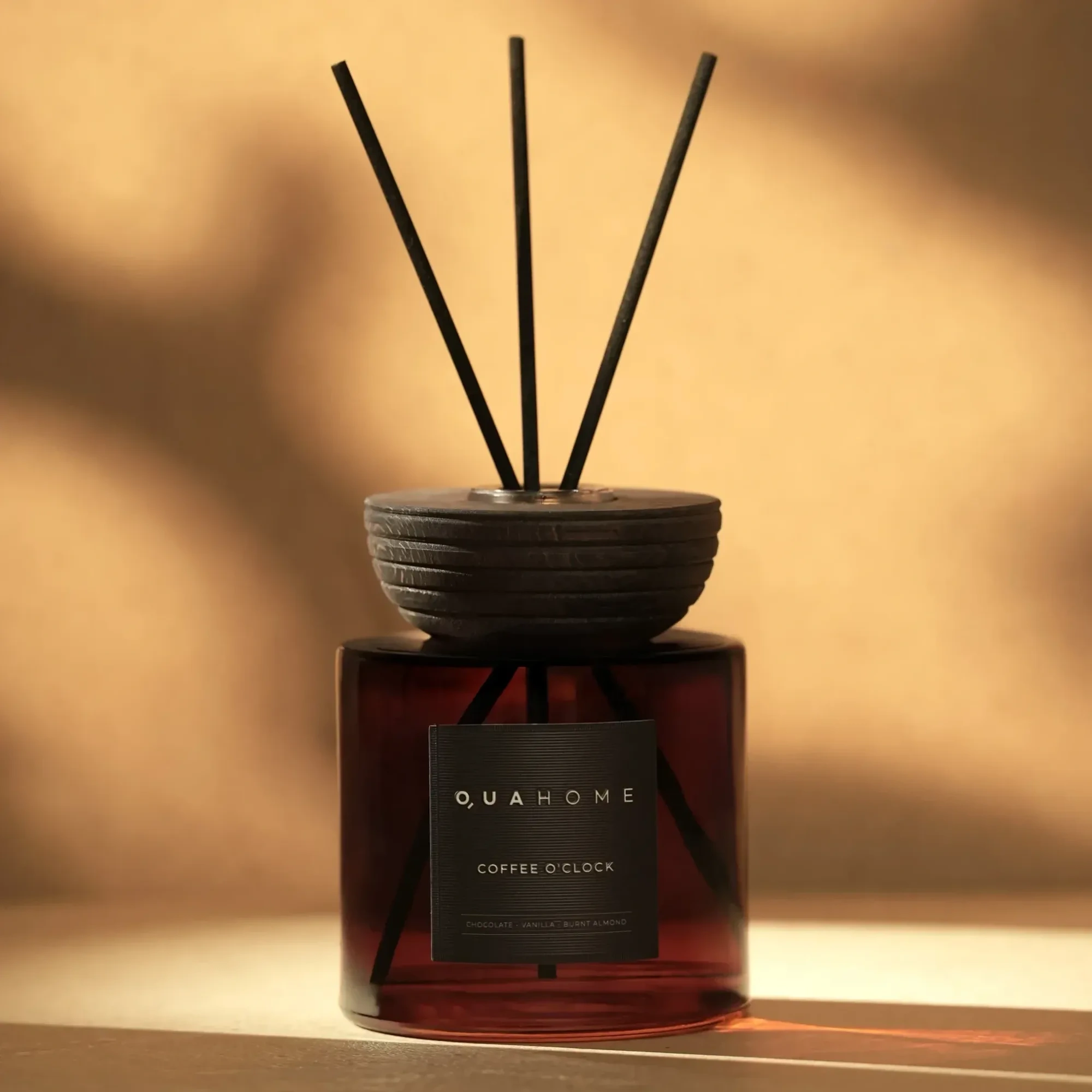 Qua Home Coffee O' Clock Çubuklu Oda Kokusu Silindir Şişe Kahverengi 500 Ml