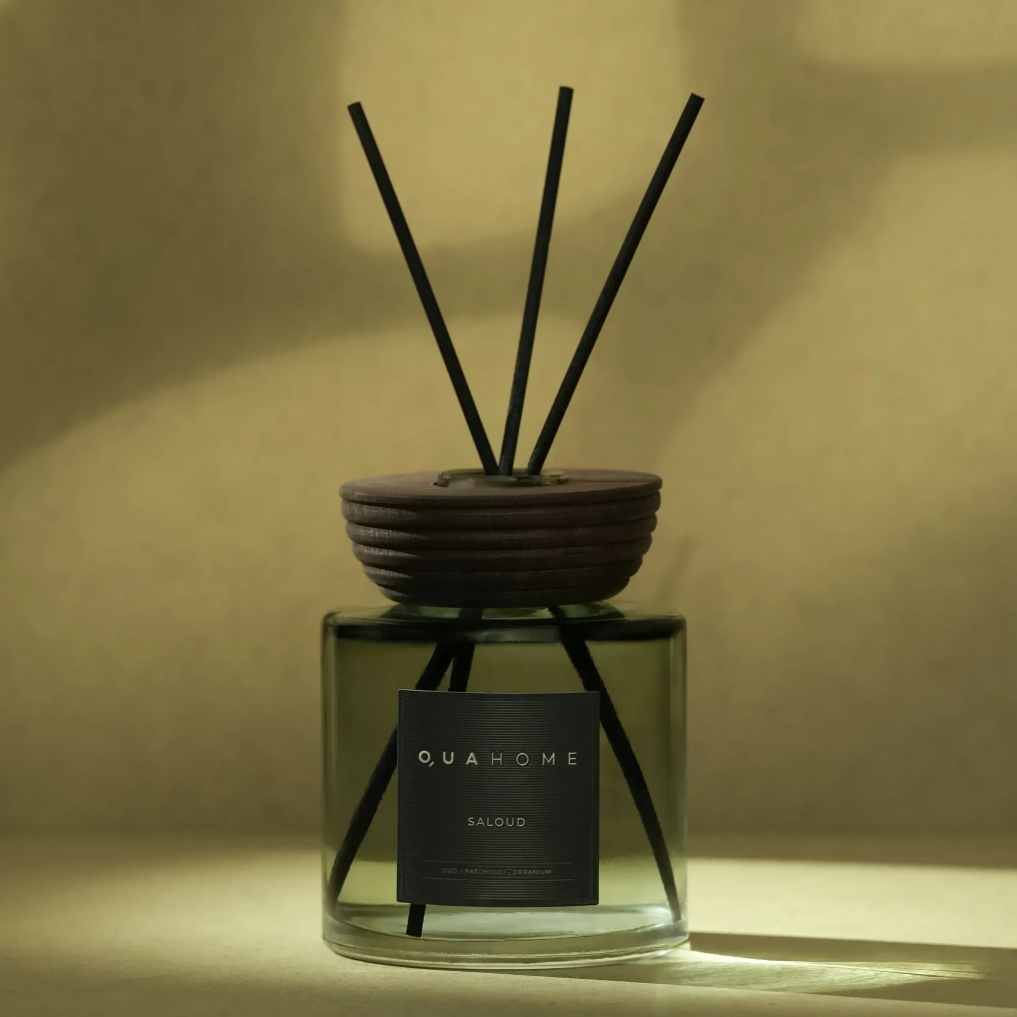 Qua Home Saloud Çubuklu Oda Kokusu Silindir Şişe Yeşil 500 Ml