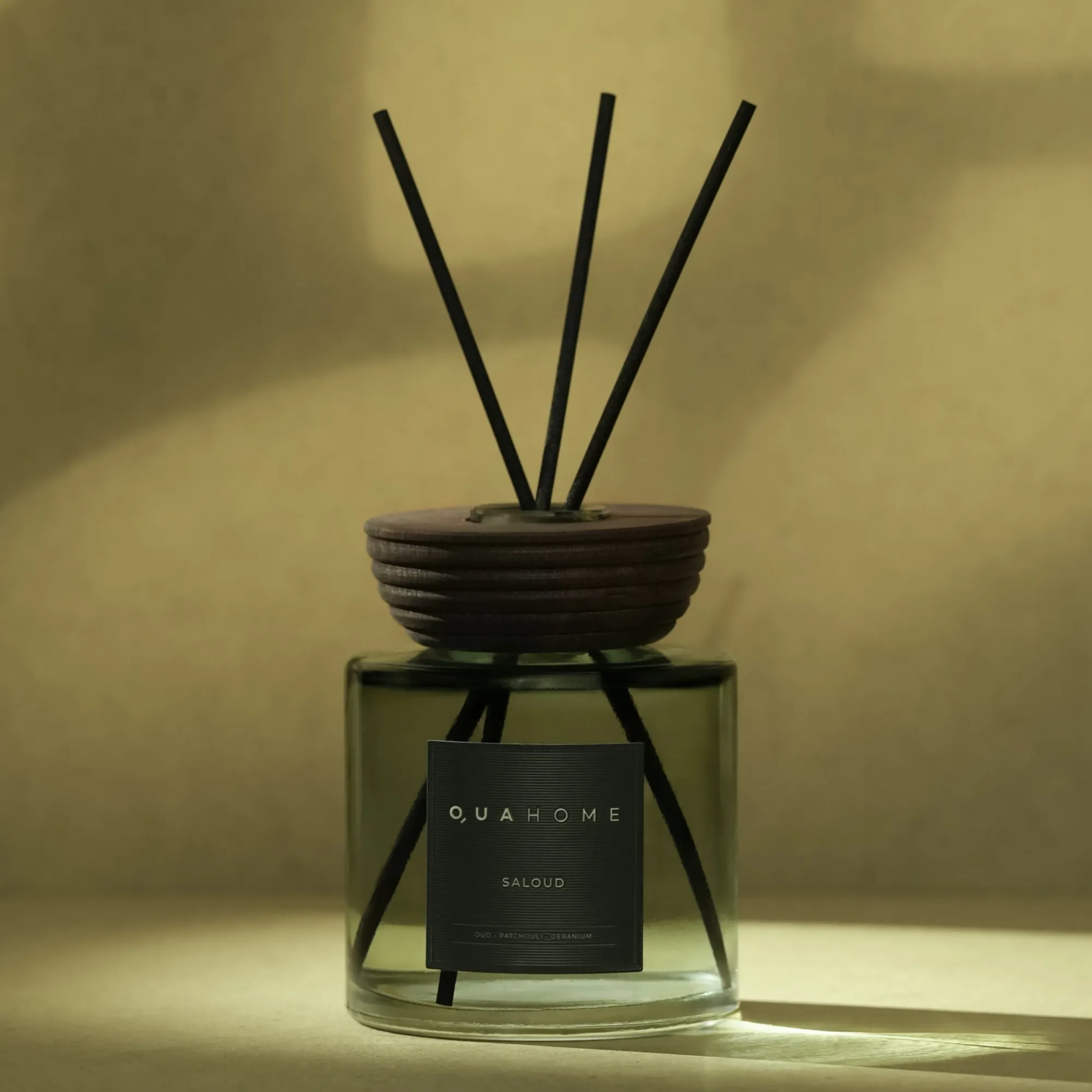  Qua Home Saloud Çubuklu Oda Kokusu Silindir Şişe Yeşil 500 Ml