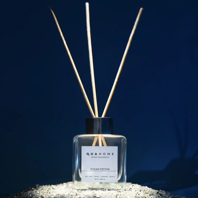  Qua Home Ocean Potion Çubuklu Oda Kokusu Küp Şişe 100 Ml