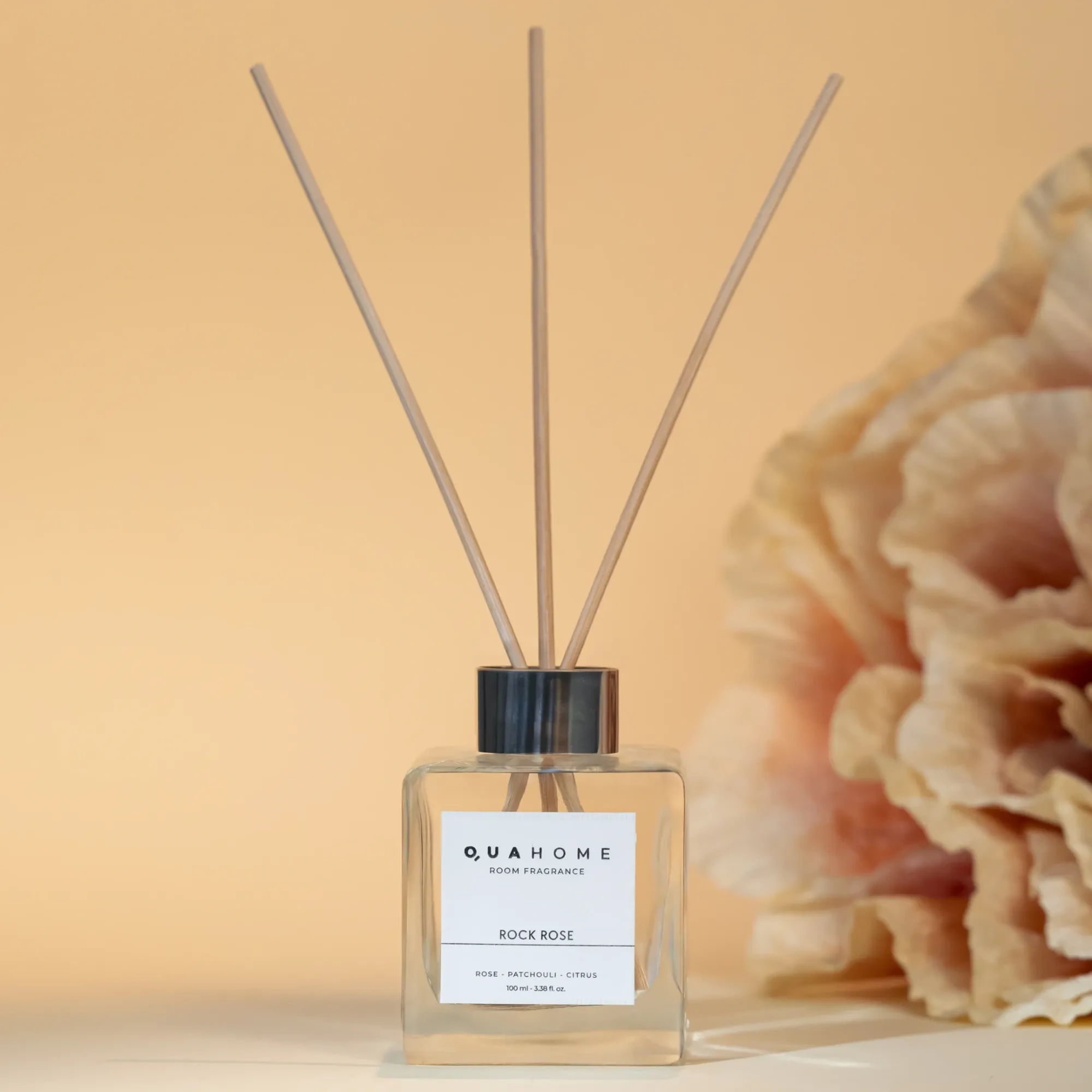 Qua Home Rock Rose Çubuklu Oda Kokusu Küp Şişe 100 Ml