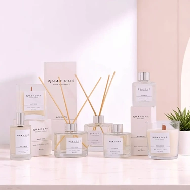  Qua Home Rock Rose Çubuklu Oda Kokusu Küp Şişe 100 Ml