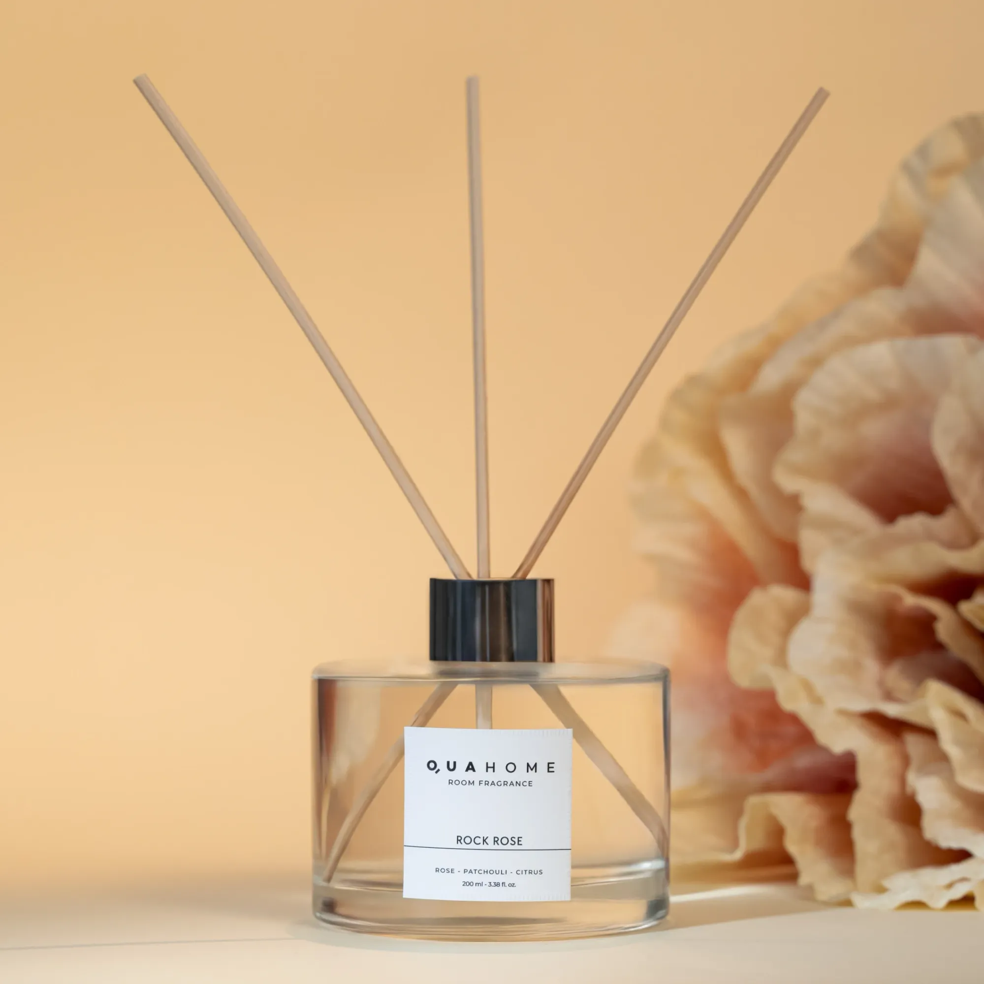  Qua Home Rock Rose Çubuklu Oda Kokusu Silindir Şişe 200 Ml