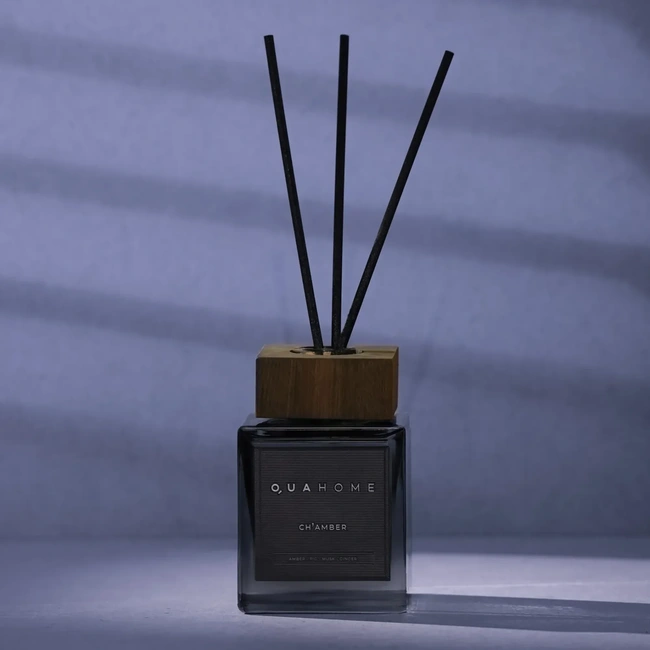  Qua Home Ch'amber Çubuklu Oda Kokusu Küp Şişe Antrasit 250 Ml