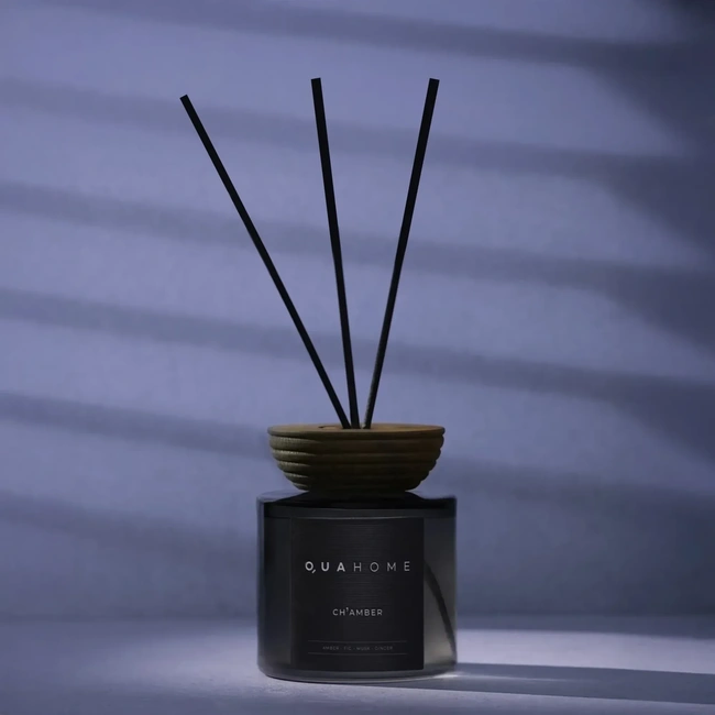  Qua Home Ch'amber Çubuklu Oda Kokusu Silindir Şişe Antrasit 250 Ml