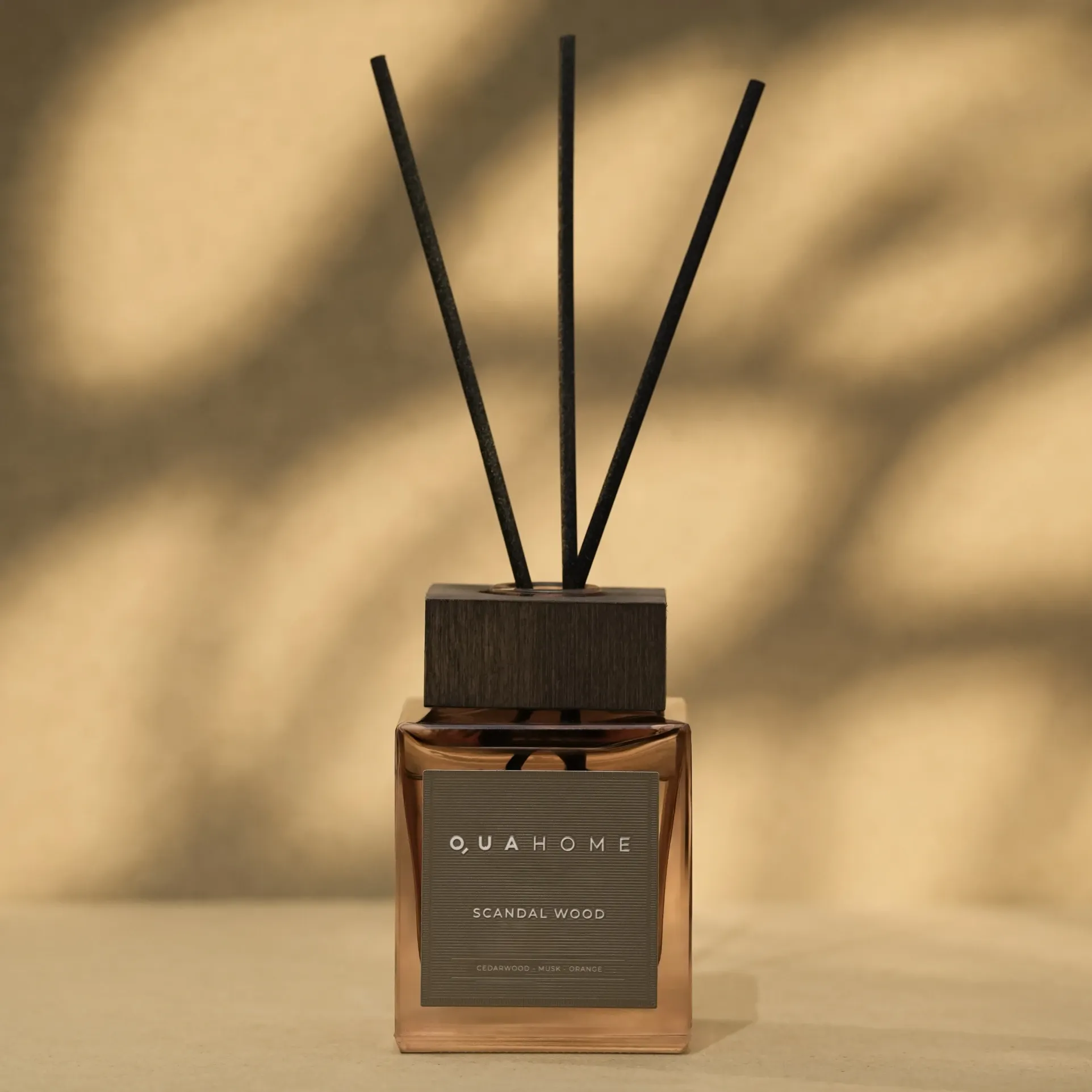  Qua Home Scandal Wood Çubuklu Oda Kokusu Küp Şişe Hardal 250 Ml