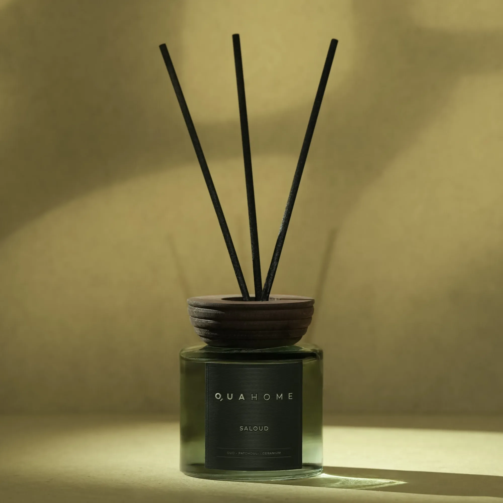  Qua Home Saloud Çubuklu Oda Kokusu Silindir Şişe Yeşil 250 Ml