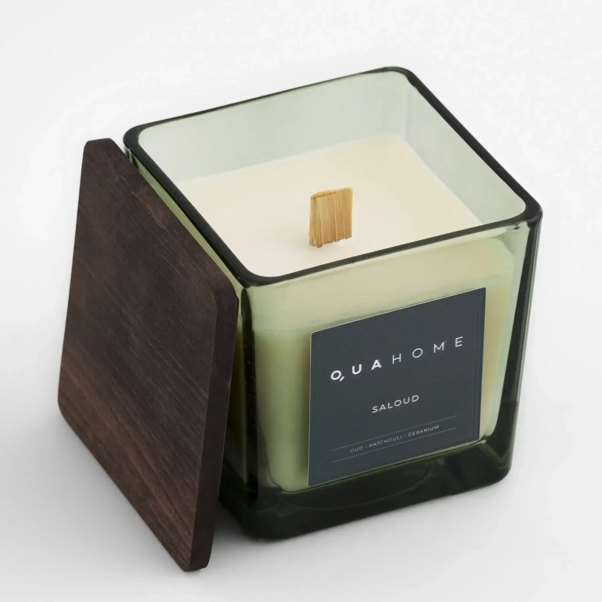 Qua Home Saloud Kokulu Mum Yeşil 500 Gr