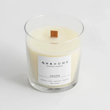  Qua Home Celeste Kokulu Mum Silindir 250 Gr