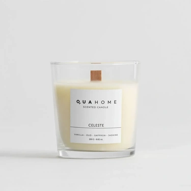  Qua Home Celeste Kokulu Mum Silindir 250 Gr
