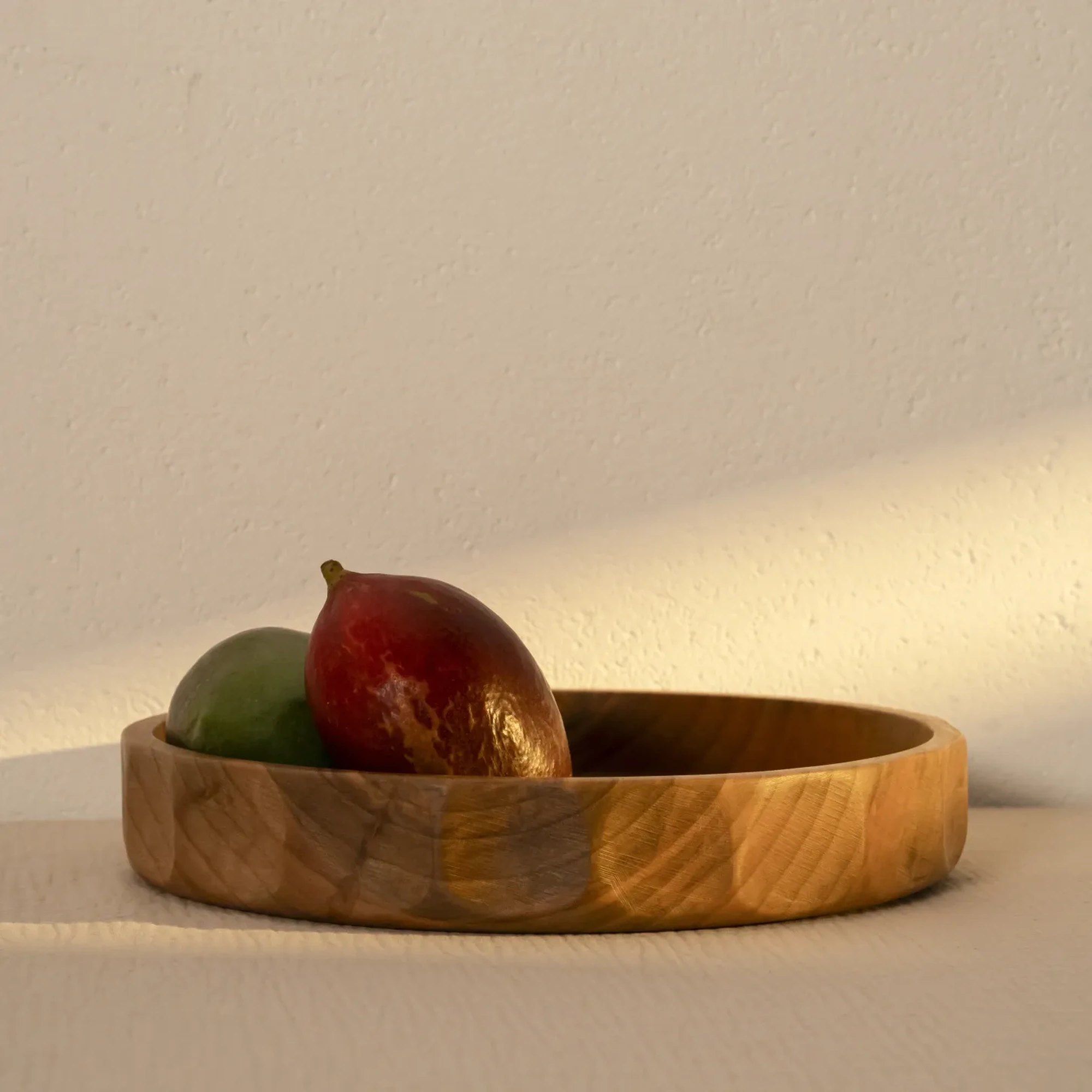 Qua Home Tino Ceviz Ahşap Kase 30x30x7.5 cm