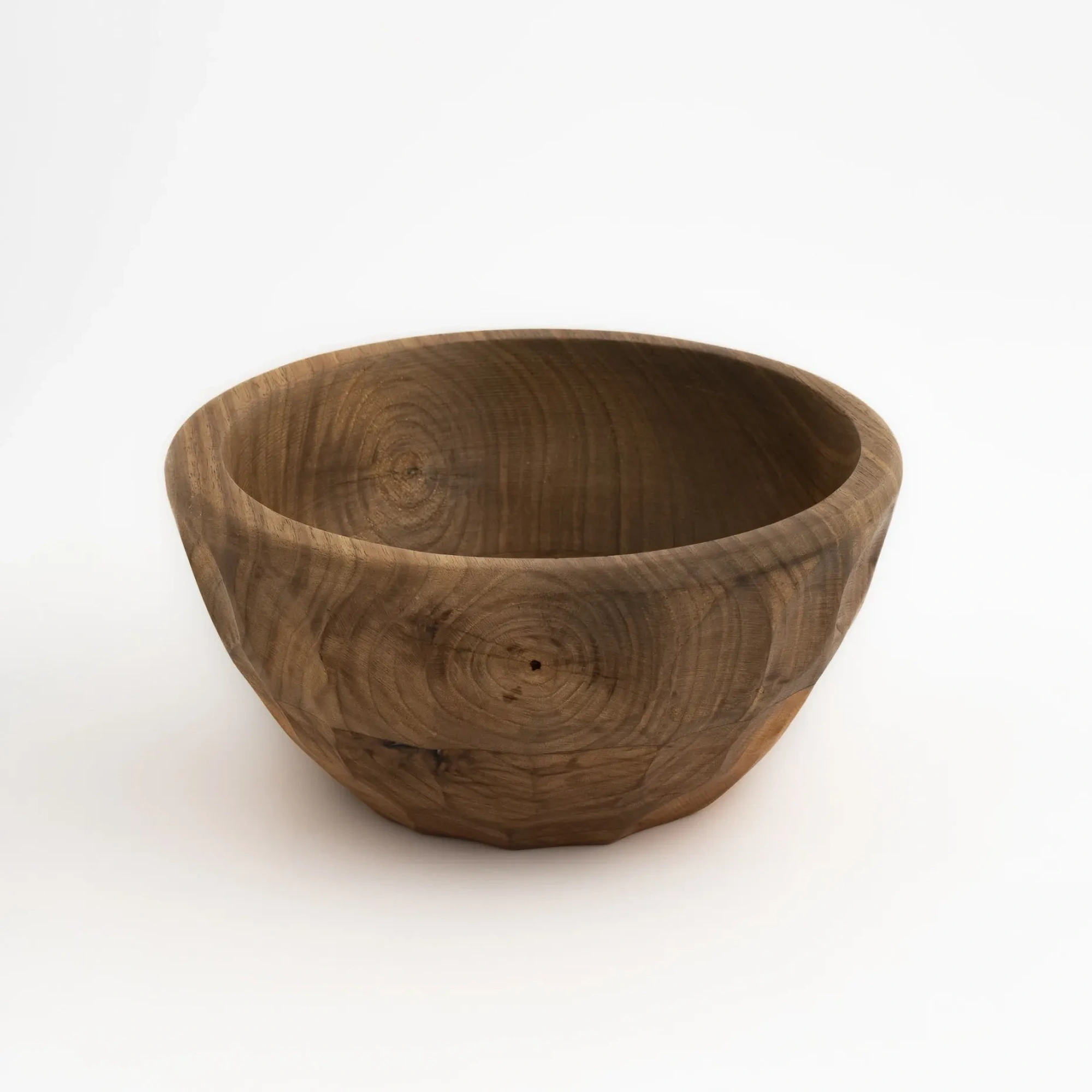 Qua Home Vera Ceviz Ahşap Kase 26x26x1.2 cm