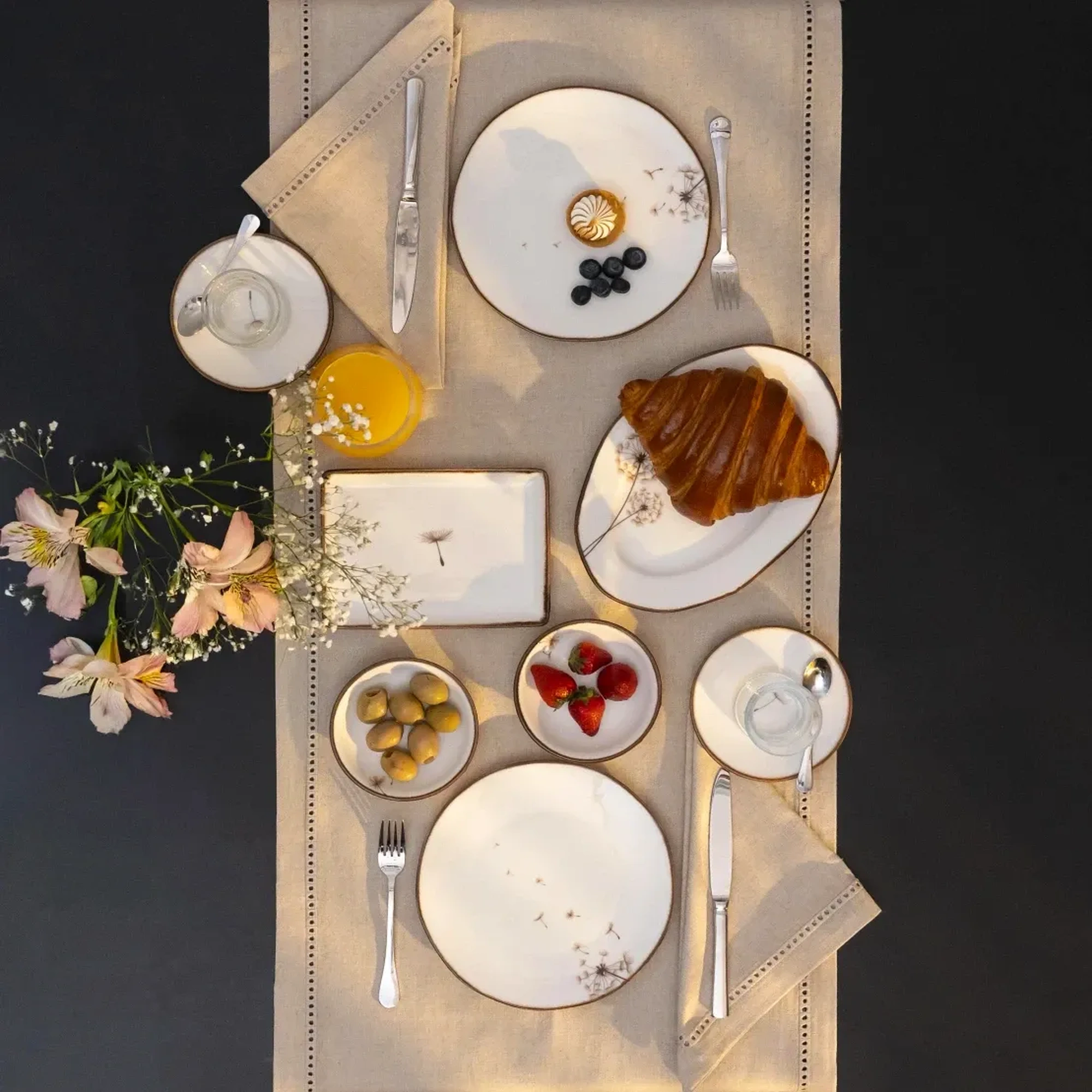 Qua Home Nash Desenli Kase 16 cm