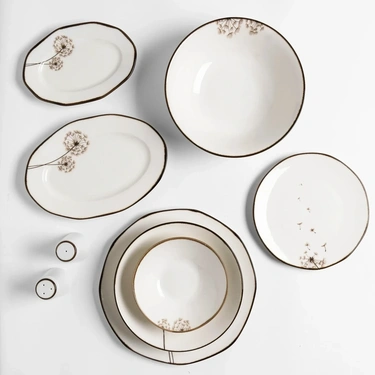  Qua Home Nash Desenli Kase 16 cm