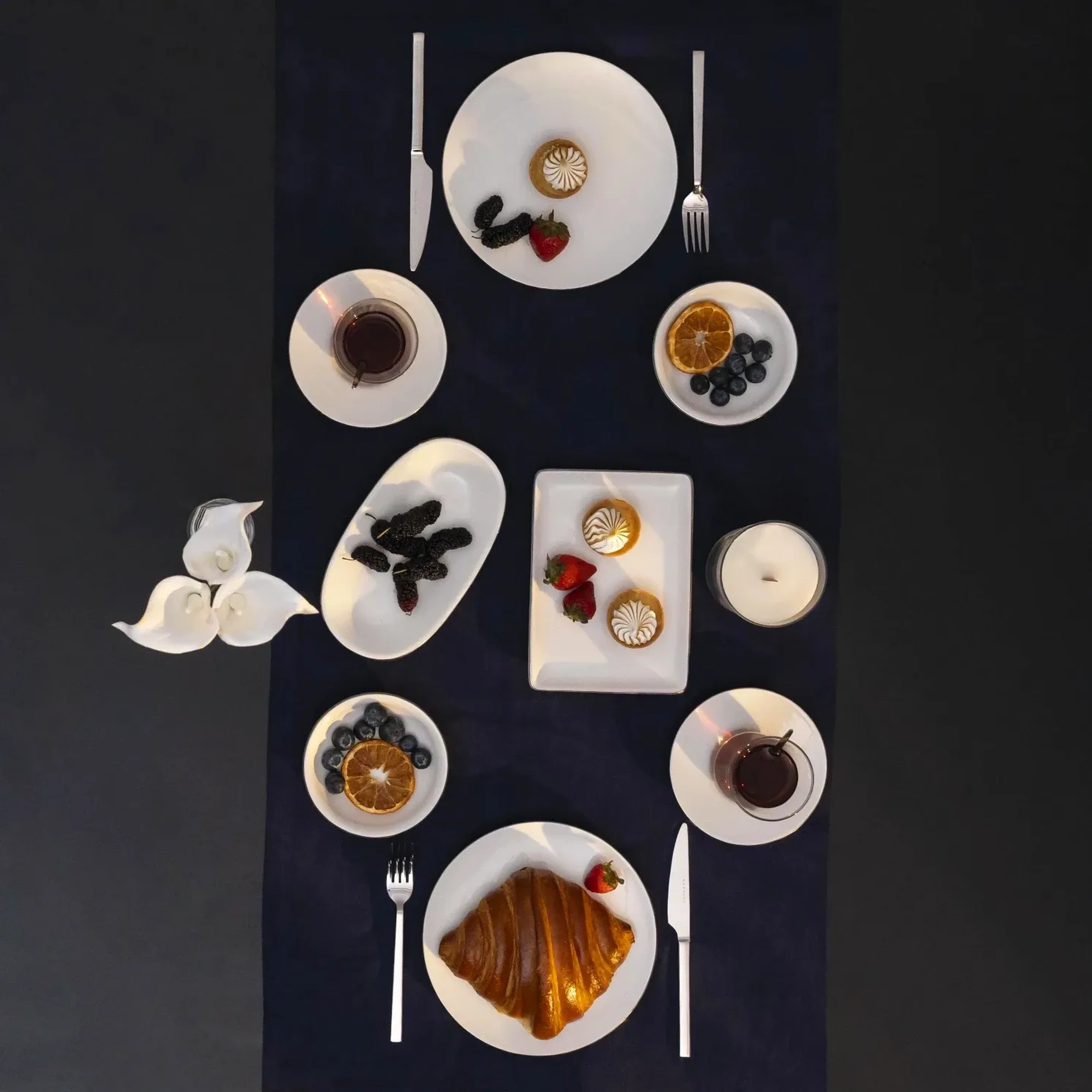 Qua Home Elias Platin Servis Kasesi 11 cm