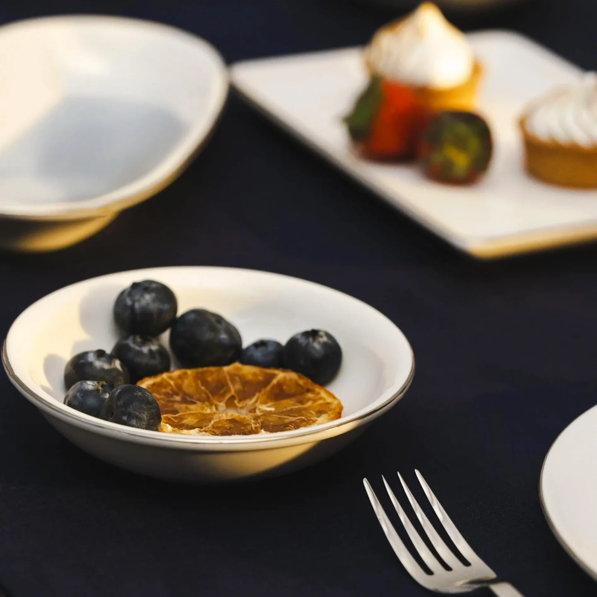 Qua Home Elias Platin Servis Kasesi 11 cm