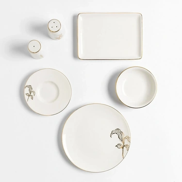  Qua Home Lyra Gold Servis Kasesi 11 cm