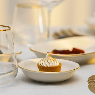  Qua Home Lyra Gold Servis Kasesi 11 cm