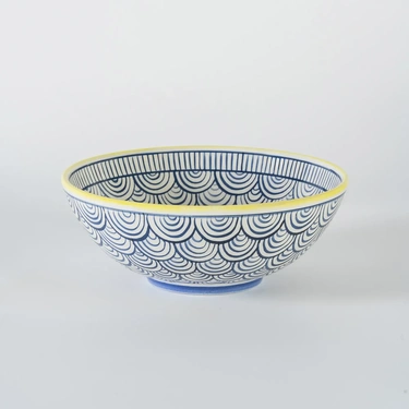  Qua Home Itzel Desenli Mavi Kase 20 Cm