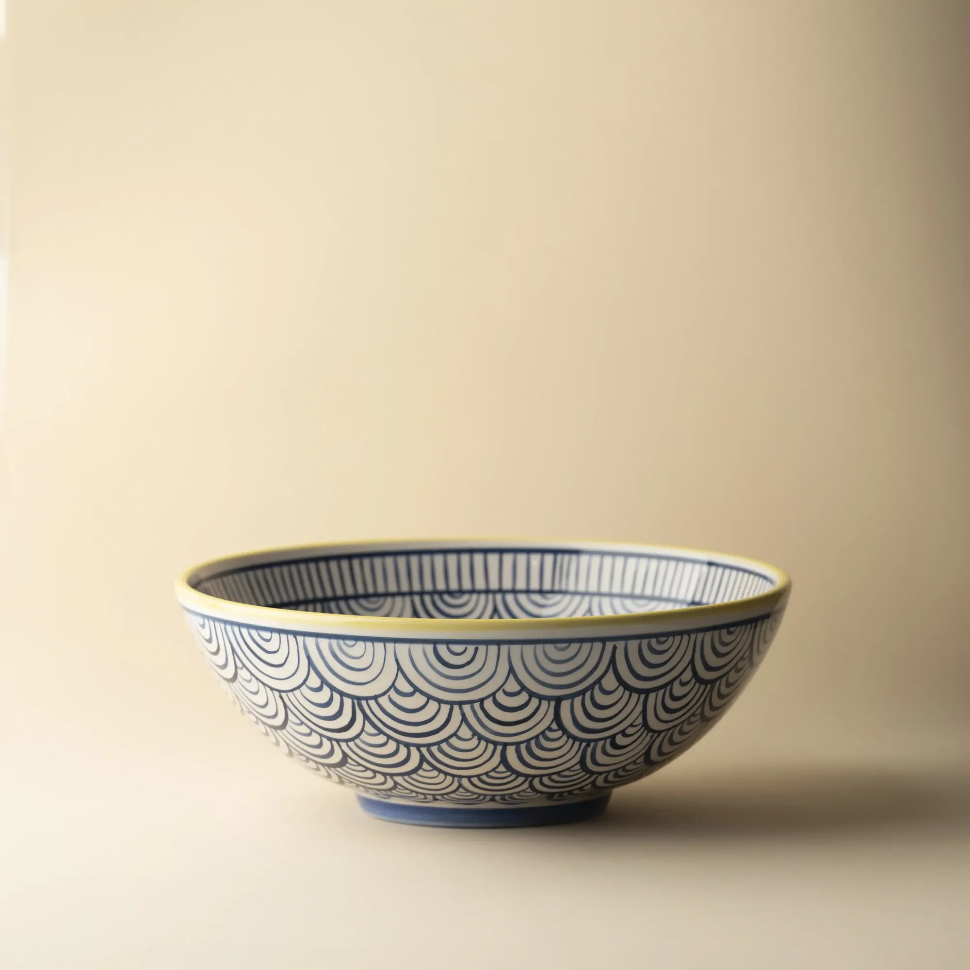 Qua Home Itzel Desenli Mavi Kase 20 Cm