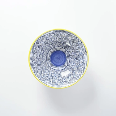  Qua Home Itzel Desenli Mavi Kase 25 Cm