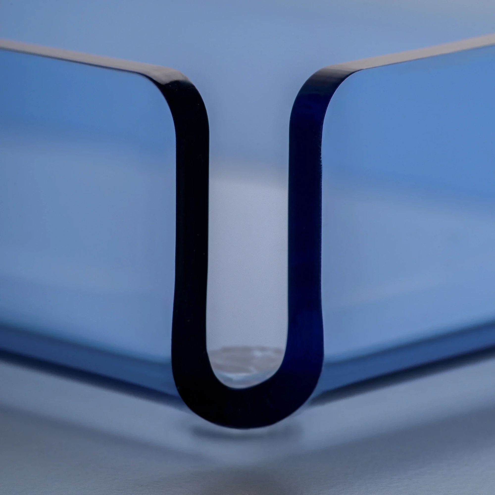 Qua Home Esbo Pleksi Tepsi Mavi 40x17 cm