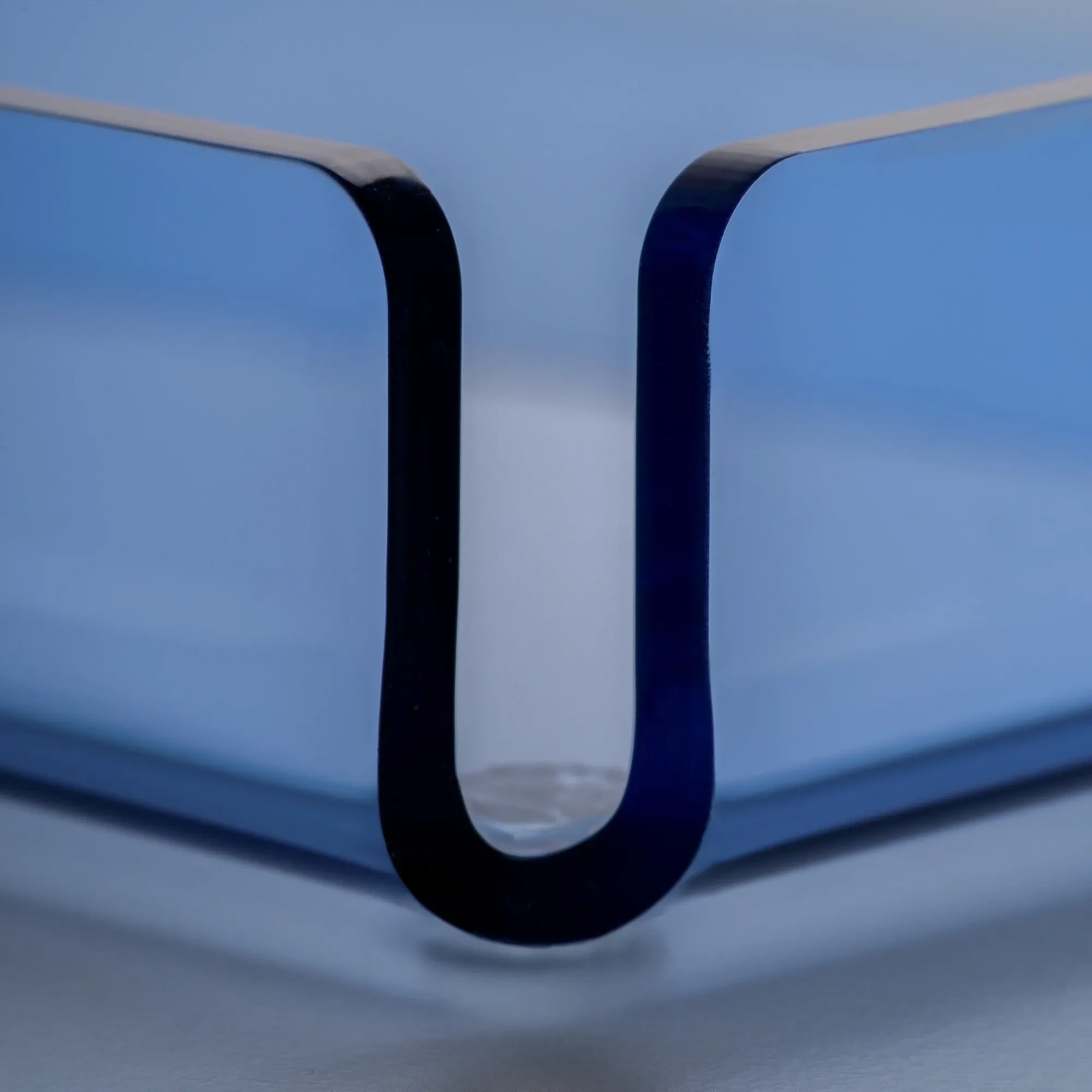 Qua Home Esbo Pleksi Tepsi Mavi 40x17 cm