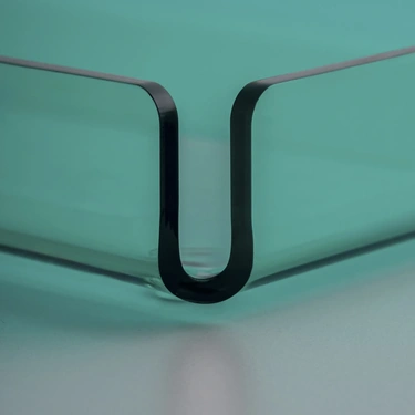  Qua Home Esbo Pleksi Tepsi Yeşil 40x17 cm