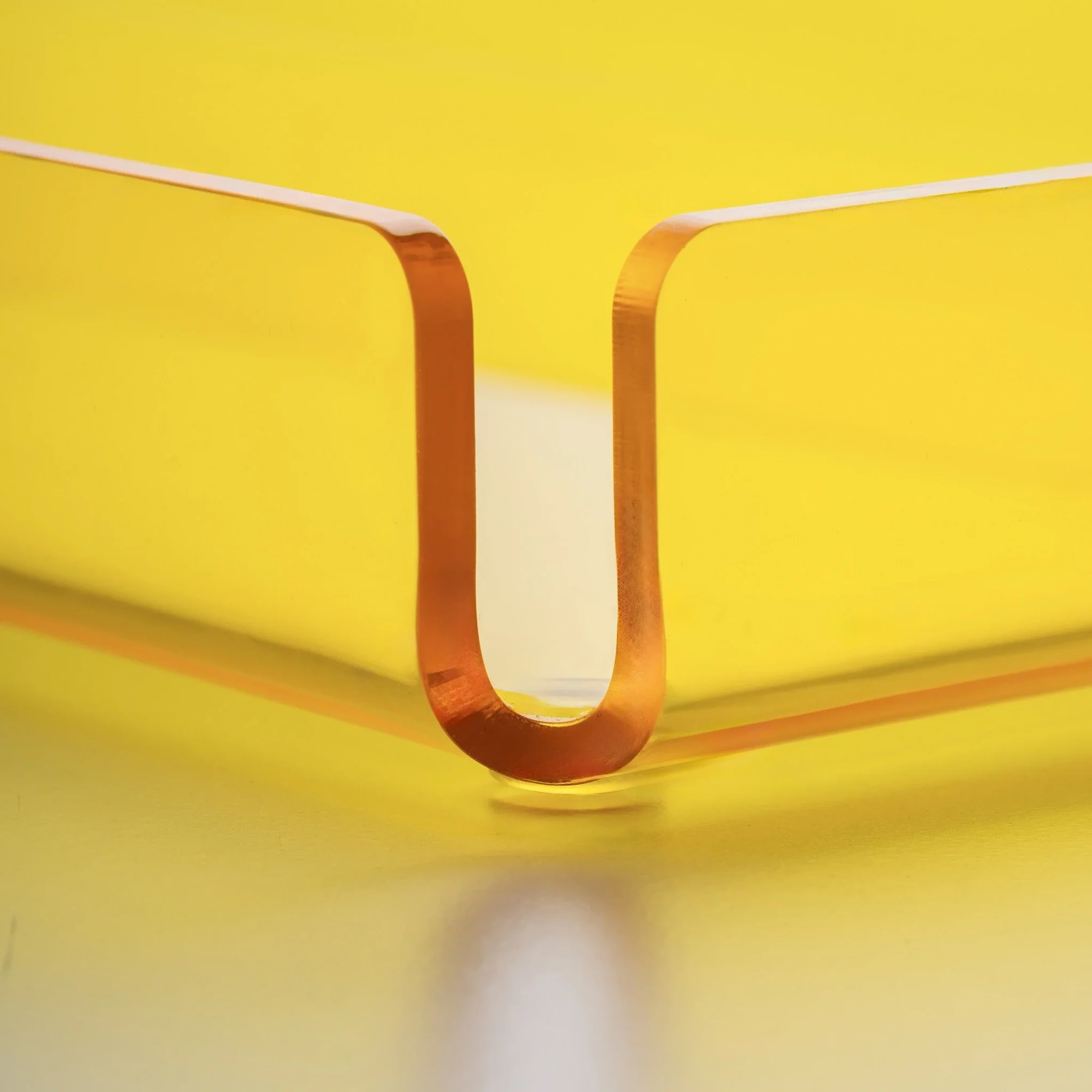 Qua Home Esbo Pleksi Tepsi Sarı 30x14 cm