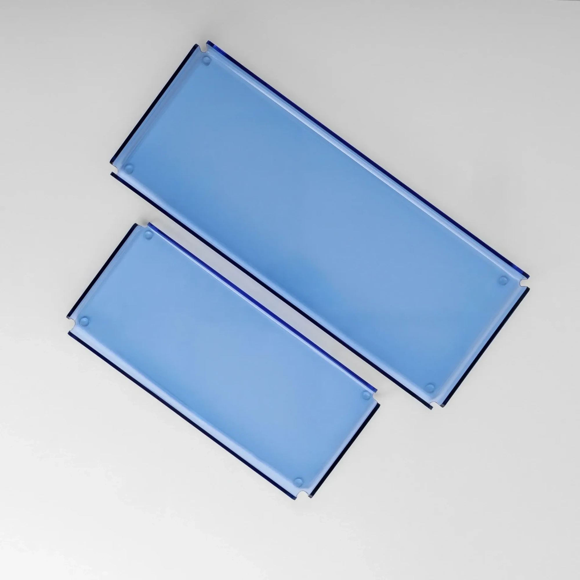 Qua Home Esbo Pleksi Tepsi Mavi 30x14 cm