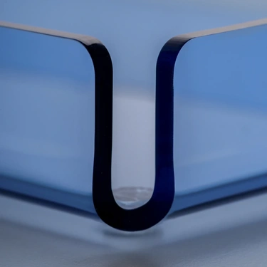  Qua Home Esbo Pleksi Tepsi Mavi 30x14 cm