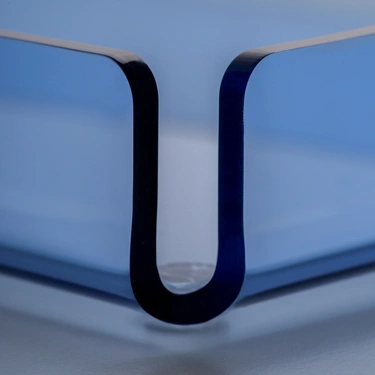  Qua Home Esbo Pleksi Tepsi Mavi 30x14 cm