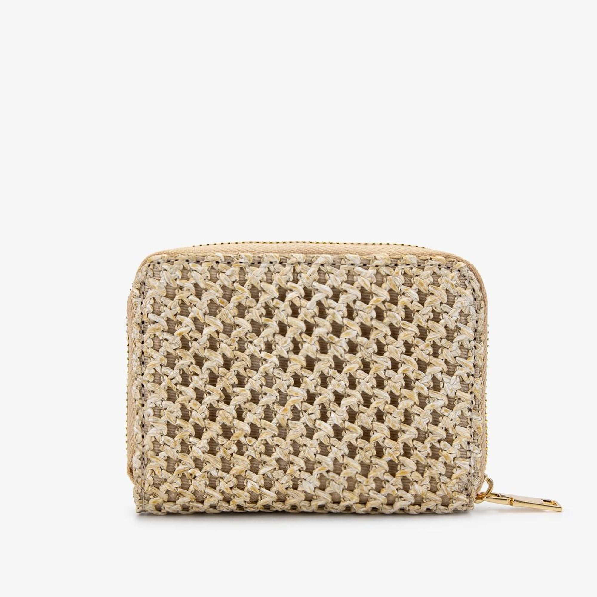 Valmenti Kadın Deri Hasır Kahverengi Cüzdan