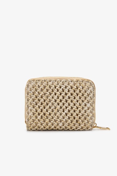  Valmenti Kadın Deri Hasır Kahverengi Cüzdan