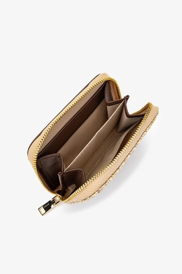  Valmenti Kadın Deri Hasır Kahverengi Cüzdan