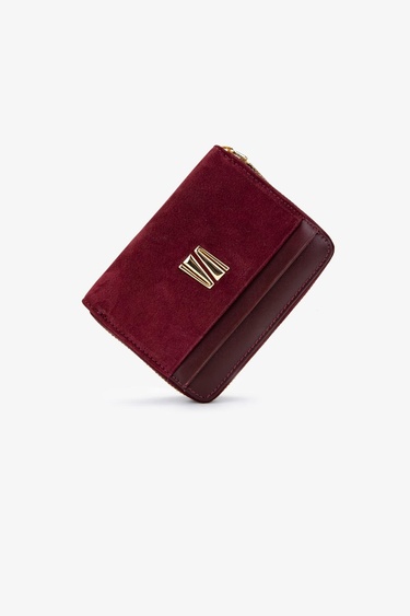  Valmenti Kadın Bordo Hakiki Deri Cüzdan