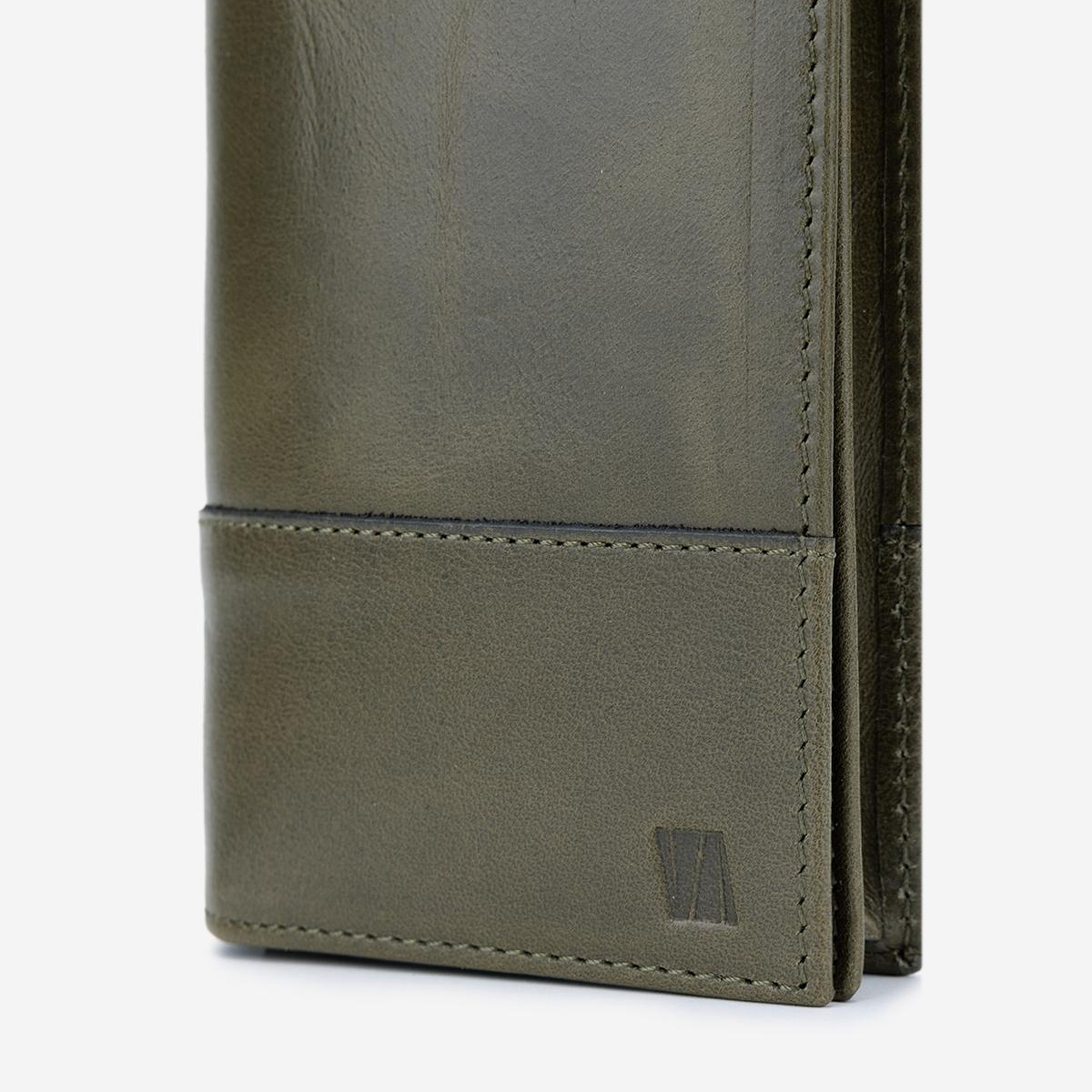 Valmenti Erkek Hakiki Deri Yeşil Cüzdan