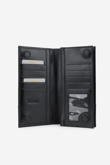  Valmenti Erkek Hakiki Deri Siyah Cüzdan