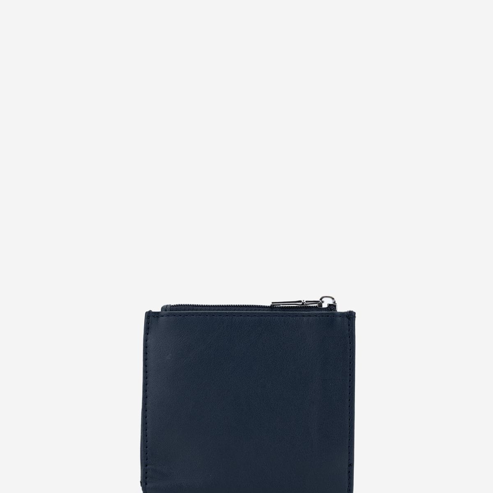 Valmenti Erkek Hakiki Deri Lacivert Cüzdan