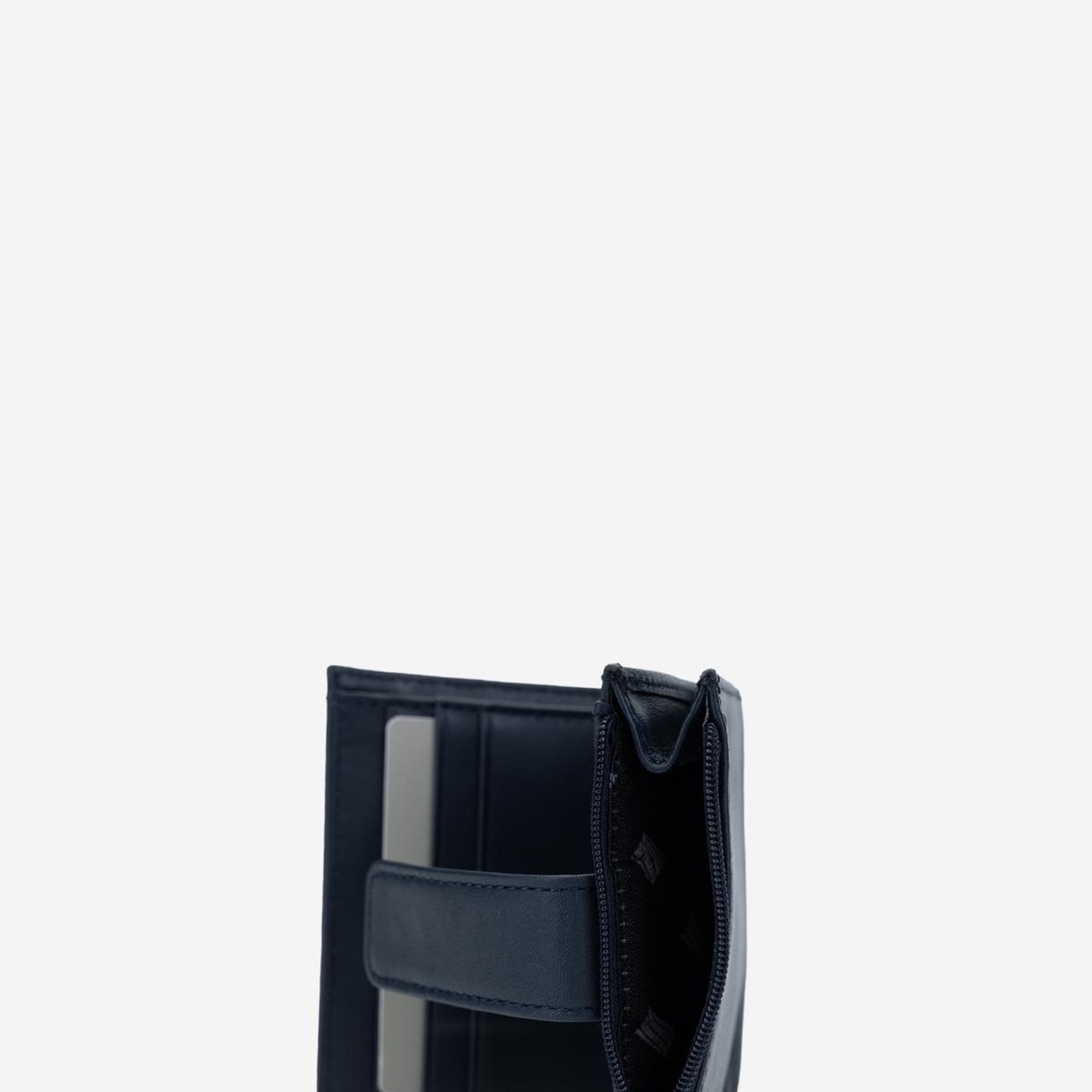 Valmenti Erkek Hakiki Deri Lacivert Cüzdan