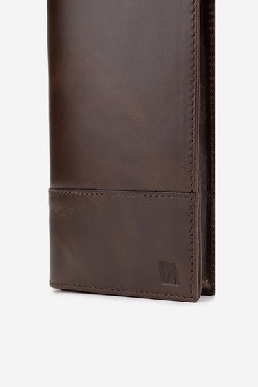  Valmenti Erkek Hakiki Deri Kahverengi Cüzdan