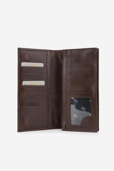  Valmenti Erkek Hakiki Deri Kahverengi Cüzdan