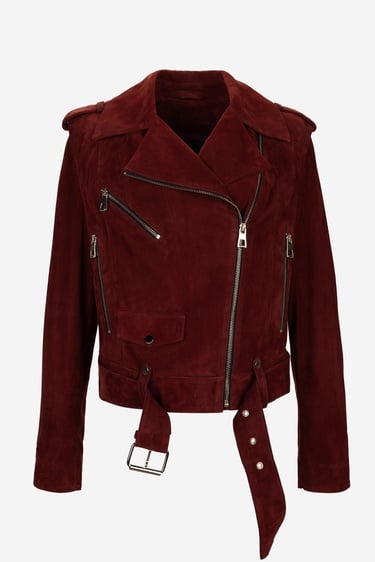  Valmenti Kadın Hakiki Deri Bordo Deri Mont