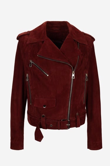  Valmenti Kadın Hakiki Deri Bordo Deri Mont