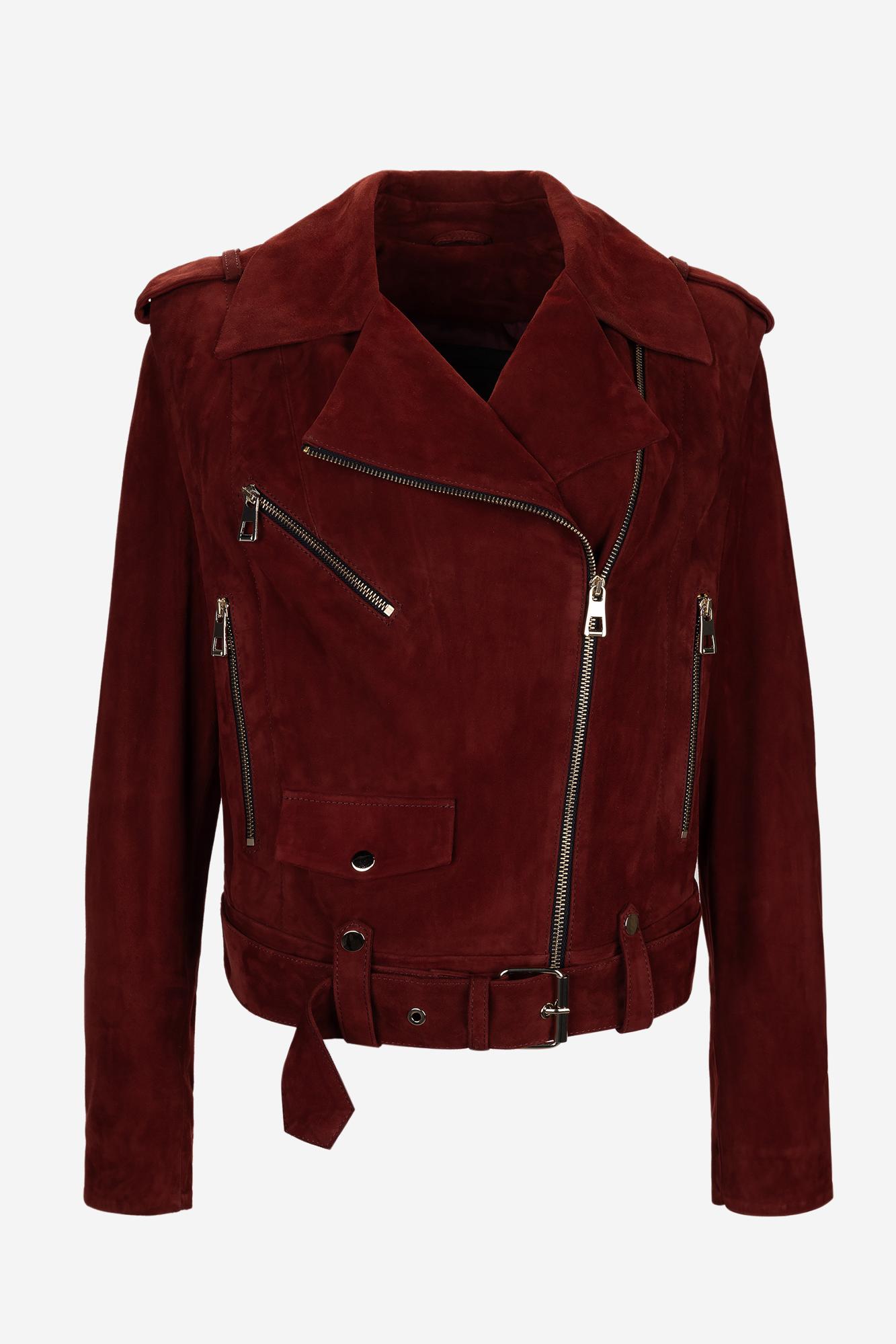  Valmenti Kadın Hakiki Deri Bordo Deri Mont