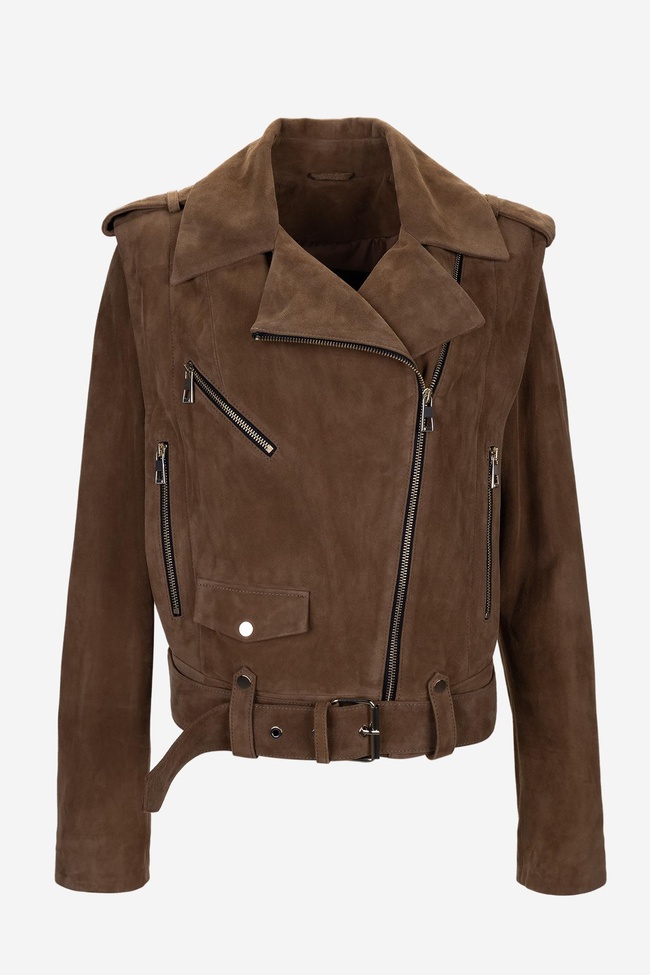  Valmenti Kadın Hakiki Deri Deri Mont