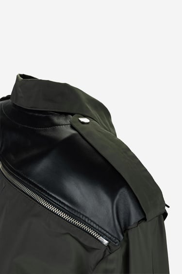  Valmenti Kadın Hakiki Deri Haki Süet Deri Mont